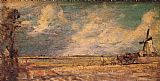 John Constable Paintings - Spring Ploughing by John Constable